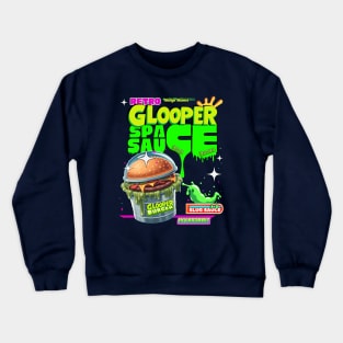 Retro Sludge Bucket Slug Burger "Glooper Fast Foods" Crewneck Sweatshirt